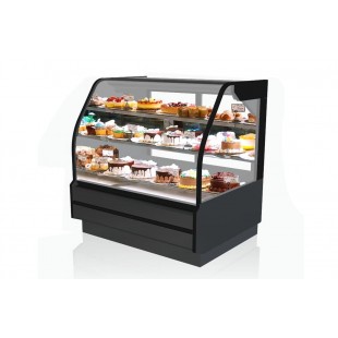 Hussmann DZC-C-075R 75 Inch Full Service Bakery Display Case with Remote Refrigeration