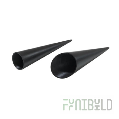 Matfer 345446 1-1/2 Inch Diameter Exoglass Cone Mold Non-stick 12 Packs