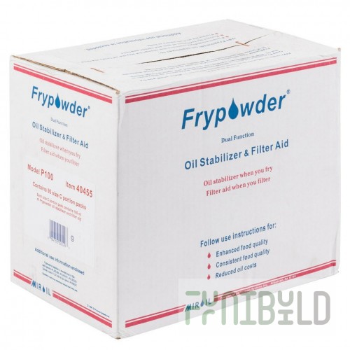 MirOil USA P100-404555 Dual Function Oil Stabilizer & Filter Aid Large Carton Of 90 C-size Portion Packs