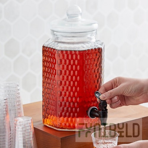 Acopa 1 Gallon Glass Beverage Dispenser