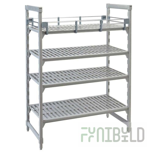 Cambro EXSK1848S1480 48 Inch Shelf Kit Antimicrobial Polypropylene Speckled Gray