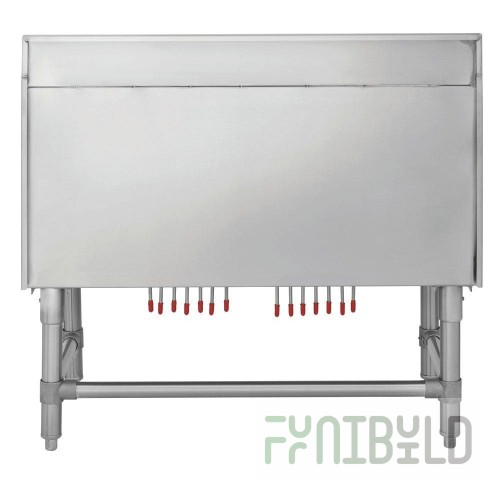 Hubert 32L-008 Kratos Underbar Ice Bin With 7-Circuit Cold Plate And Bottle Holders
