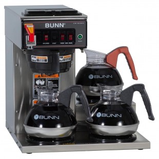 Bunn 12950.0217 8 Inch Automatic Coffee Brewer with 3 Warmers