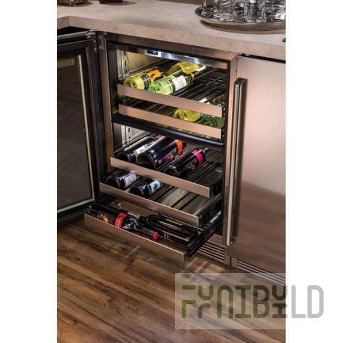 Perlick GMDS19X72 72 Inch Ice Display Bar with Glass and Stainless Steel