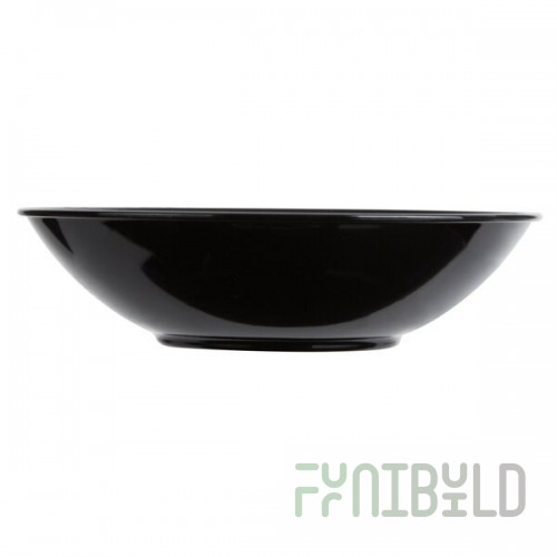 Cambro SB60110 12.6 Oz Budget Salad Bowl Black SAN Dishwasher Safe