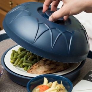 Dinex DX540050 Fenwick Midnight Blue Insulated Meal Delivery Dome for 9