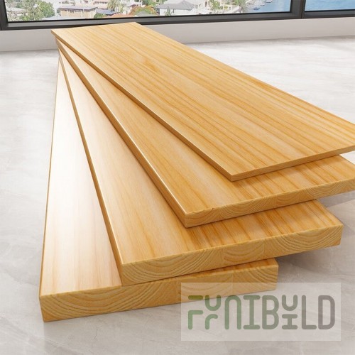 Table top 1000x700x40mm, False pine Walnut 1 layer varnish color