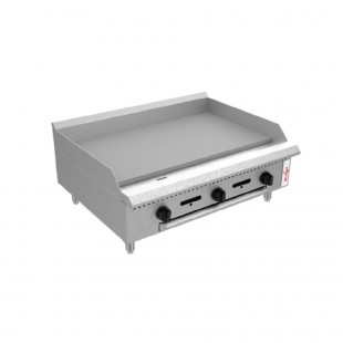 Skyfood Equipment GMCG-36 36 Inch Smooth Steel Griddle Gas Countertop 90000 BTU