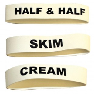 Service Ideas FBCOLDVAR 3.5 Inch Flavorband Label Cold Variety Pack 6 Packs