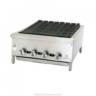 Jade Range JB-24_NAT 24 Inch Charbroiler Gas with Infinite Controls 60000 BTU