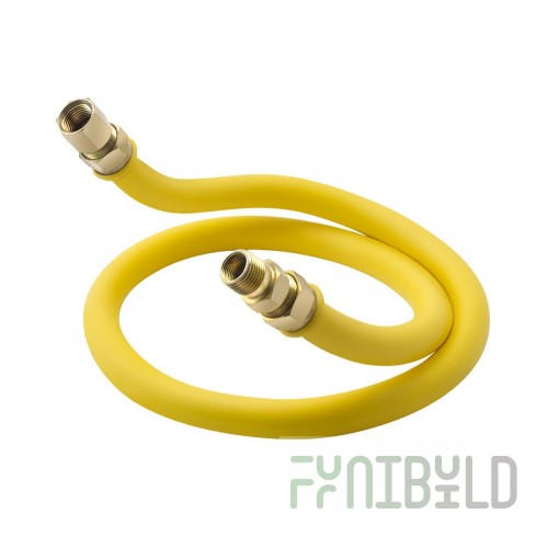 Krowne S7548 3/4 Inch I.D. Stationary Gas Connector with Antimicrobial Coating