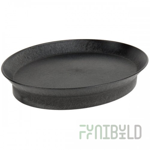 HS Inc HS1058-PK 13 Inch Oval Deli Server with Paprika Polypropylene