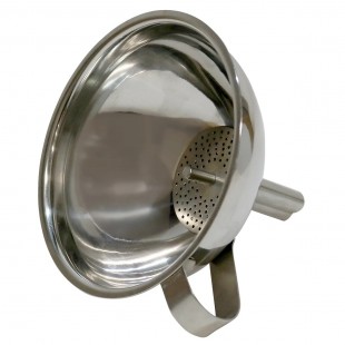 Thunder Group SLFN005 11-1/2 Oz Funnel with Removable Strainer Stainless Steel