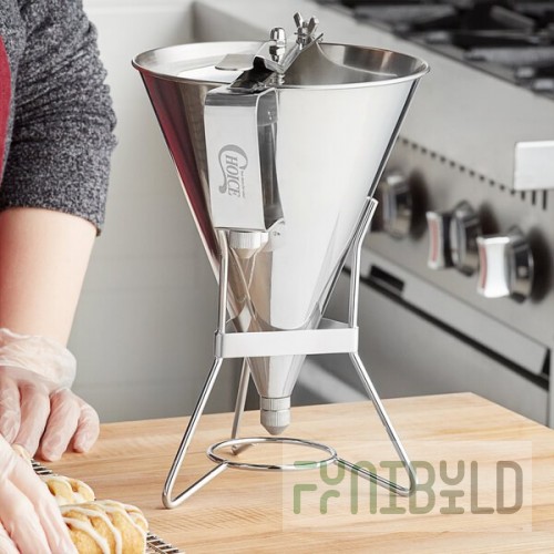 Choice Stainless Steel Confectionery Dispenser Funnel Stand