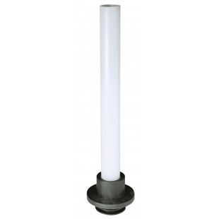 Bar Maid CR-701 10 Inch Bar Drain Extension Polyethylene Fits 1 1/4 to 1 3/4 Drain