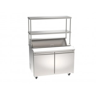 Omcan 48198 (48198) Overshelf Double Tier 71″W X 15