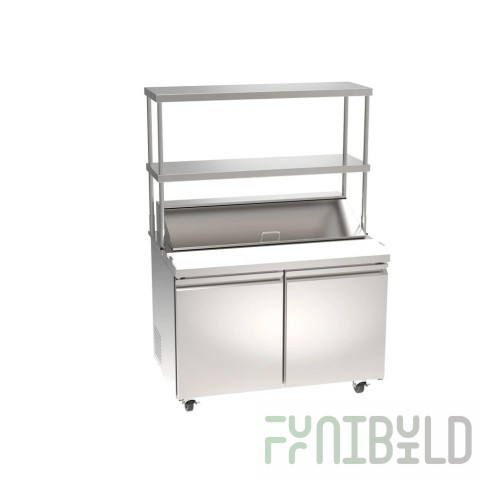 Omcan 48198 (48198) Overshelf Double Tier 71″W X 15