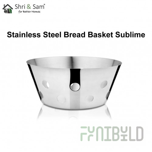 Steelite WLCRA20BB 20 Inch Rectangular Bread Basket with handles Stainless steel
