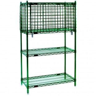 Eagle QPB1822E-6 22 Inch Wire Basket EAGLEgard hybrid epoxy with durable construction