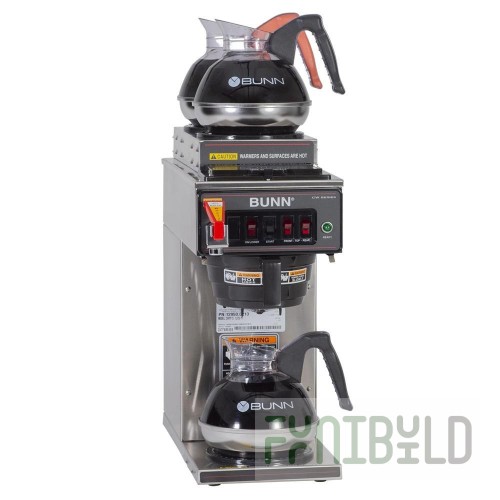 Bunn 12950.0410 8.5 Inch Electric Automatic Coffee Brewer with 3 Warmers