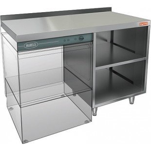Table with wing d/pmm Hicold NBMSZOKP-12/7BP (1200x700x850 in, with wing for dishwasher on the right)