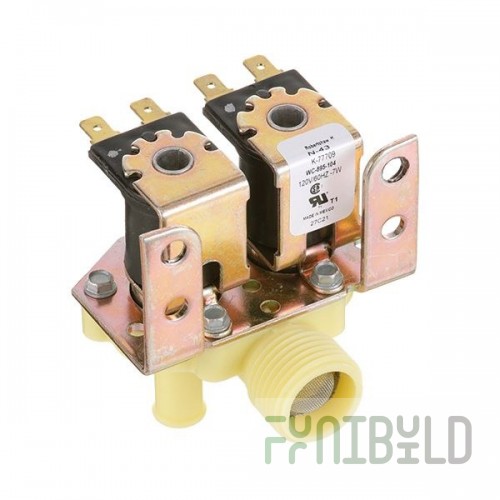 Hobart 856720-3 4.8 Inch Dual Water Valve with Corrosion-Resistant Metal