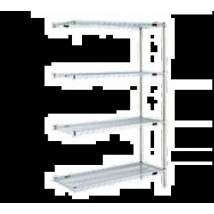 Eagle A5-86-2142S 42 Inch Add-On Shelving Unit 5 Tier Stainless Steel Finish