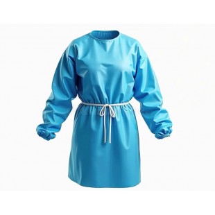 Sapphire Manufacturing SM-GB Medical Gowns Round Neck With Ties Waist Belt