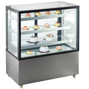 1880 Hospitality TOS1224 24 Inch Rectangular Glass Display Shelf Short