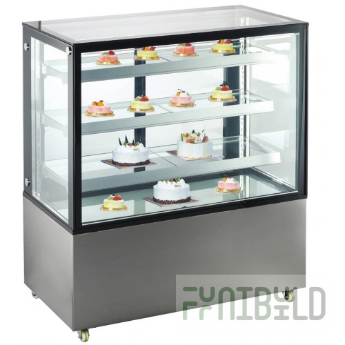 1880 Hospitality TOS1224 24 Inch Rectangular Glass Display Shelf Short