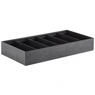 Cal Mil 22032-1019-13 18 Inch To-Go Station Box Holder Large Black Cal Mil 22032-1019-13 18 Inch To-Go Station Box Holder Large Black