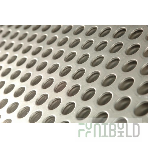 Alfa 5 038 SS 2 Inch Chopper Plate Stainless Steel 3/8 Inch Perforations