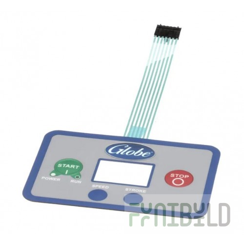 Alfa G-910193 6.2 Inch Membrane Switch with Ribbon Cable for Globe S13A-70