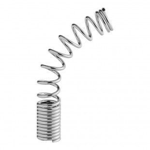 Fisher 73677 9 Inch Spring Gooseneck Chrome Plated Steel Fixture