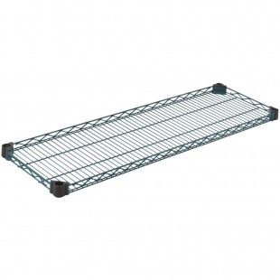 Eagle QAR1848S 48 Inch Quad-Adjust Reverse Mat Shelf Wire Stainless Steel with Built-in Ledges