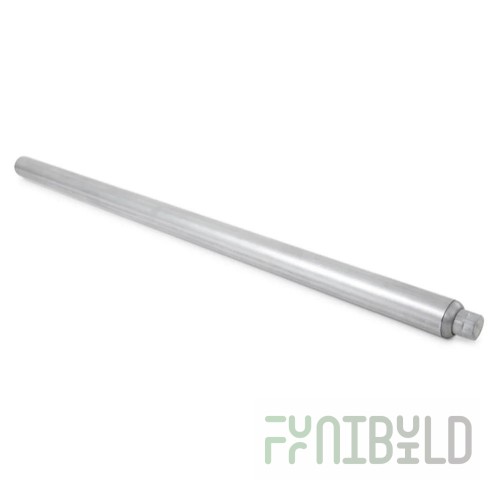John Boos GLEG-22.5B 1-5/8 Inch Diameter Galvanized Steel Leg with Adjustable Foot