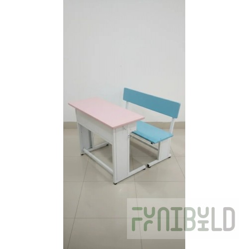 Student desk 2-seater adjustable. pr. tr. (melamine, PVC edging) 2-4 gr. art. 110RV