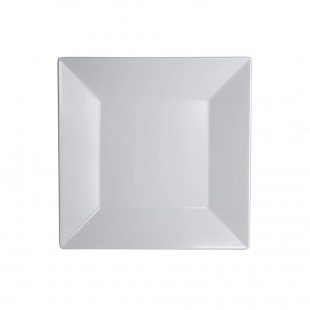 Steelite 7064MM202 6 Inch Square Plate with Polar White Melamine Finish