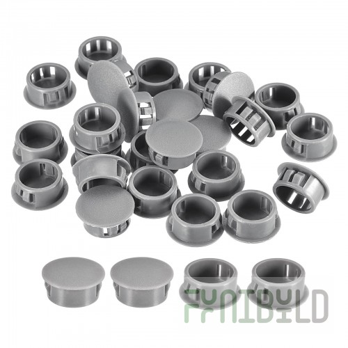AllPoints 8087952 7/8 Inch OEM Hole Plug Gray Durable Polymer Closure