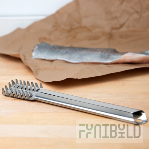 Town 48607/DZ 9 Inch Fish Scaler Manual Stainless Steel for Seafood Prep