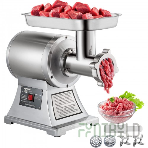 Alfa 22 038 SS 3/8 Inch Chopper Plate Stainless Steel to Meat Grinder