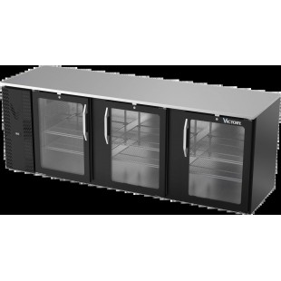 Victory VBB94HC-G-S Back Bar Refrigerator Three-section 94