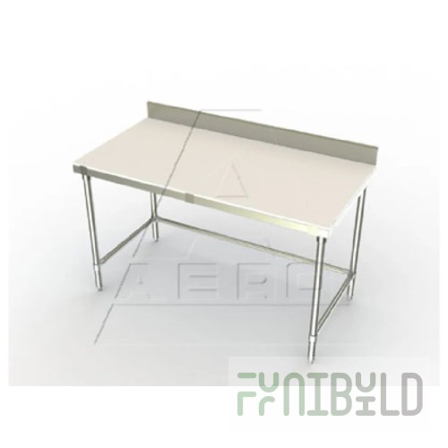 AERO Manufacturing MTG-2460 60 Inch Work Table with Laminated Maple Hardwood Top