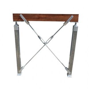 Sapphire Manufacturing SM-SLS2020 Stainless Steel Leg With Welded Cross Brace 20-3/8