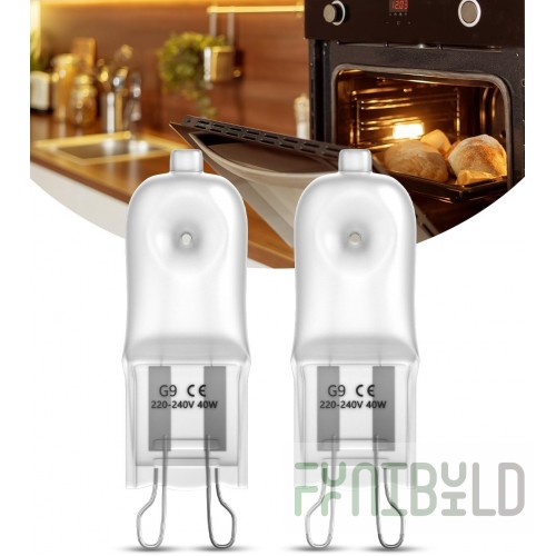 Lighting for the cooking area (2 heat-resistant lamps, 40W)