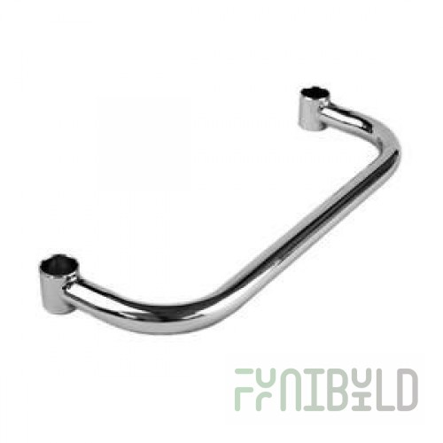 Thunder Group CMCH018 18 Inch Chrome-finish Cart Handle NSF listed with Extended Design