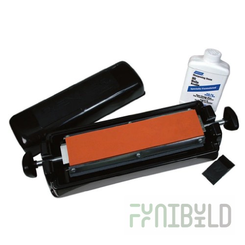 Dexter 7946 11-1/2 Inch Tri-Stone Sharpening System with Lubricating Oil