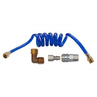 BK Resources WSL-3872 3/8 Inch Diameter Water Connector Hose Blue with NSF