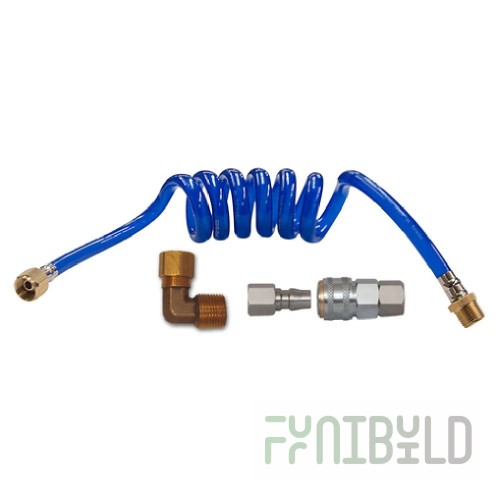 BK Resources WSL-3872 3/8 Inch Diameter Water Connector Hose Blue with NSF