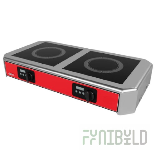 BakeMax BMSIND020 31 Inch Electric Induction Range with 2 Burners Stainless Steel